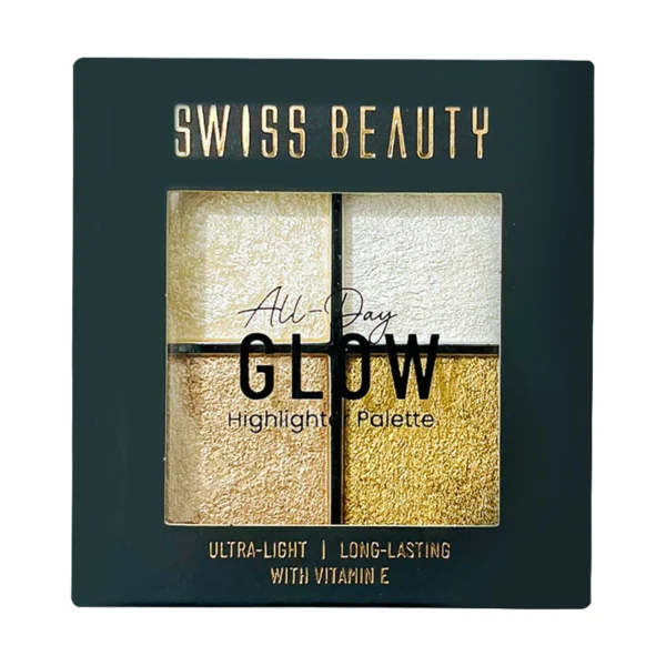 Swiss Beauty All Day Glow Highlighter Palette