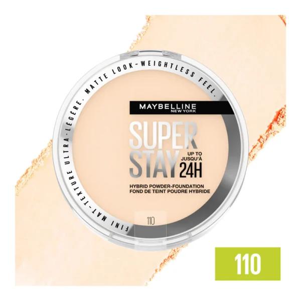 Maybelline Super Stay Up to 24H Hybrid Powder Foundation 110