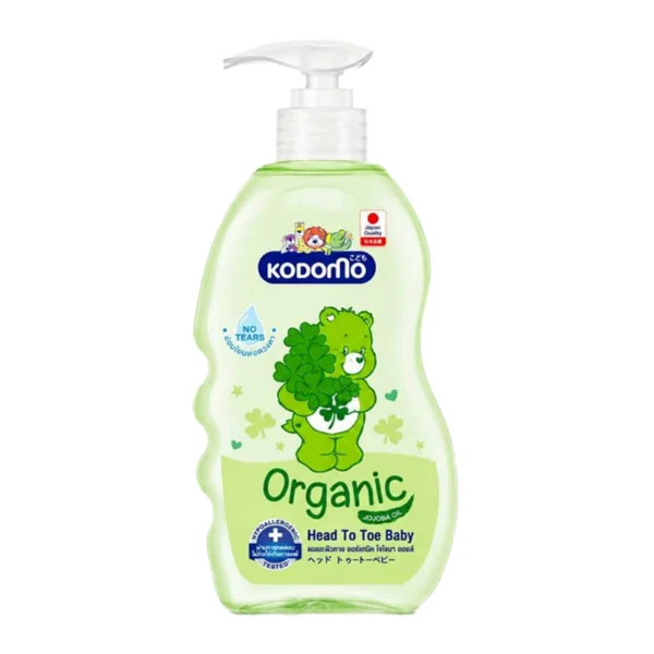 Kodomo Organic Head to Toe Baby Wash with Jojoba Oil 800ml