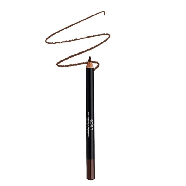 ADEN hypoallergenic waterproof eyeliner kajal pencil 04 brown