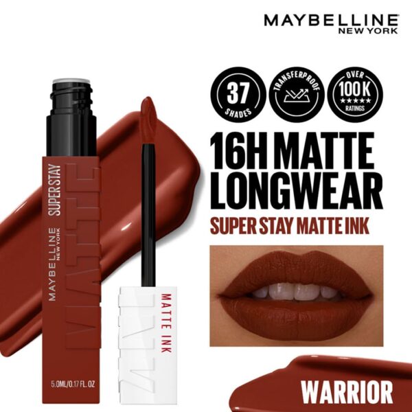 Maybelline SuperStay Matte Ink Liquid Lipstick 530 Warrior